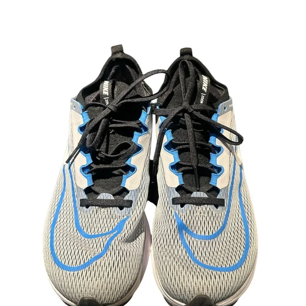 Nike Zoom Fly 4 Men's Size 7 Grey Blue Running Sneakers CT2392-005